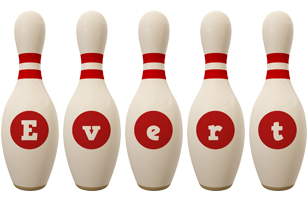 Evert bowling-pin logo