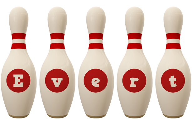 Evert bowling-pin logo