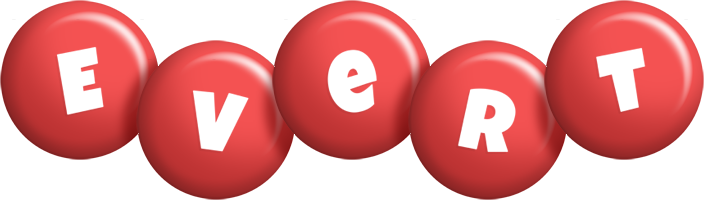 Evert candy-red logo