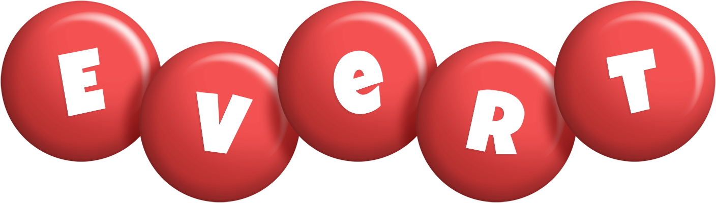 Evert candy-red logo