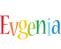 Evgenia birthday logo