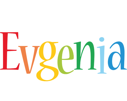 Evgenia birthday logo