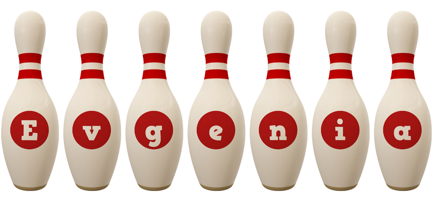 Evgenia bowling-pin logo