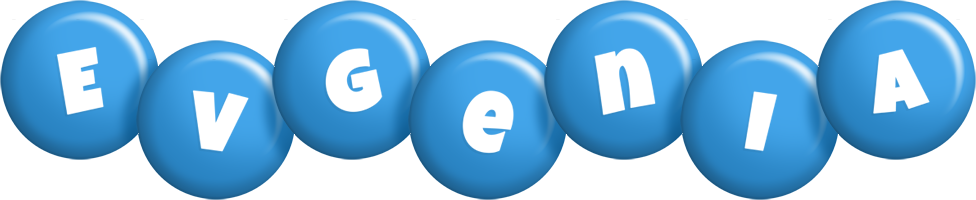 Evgenia candy-blue logo