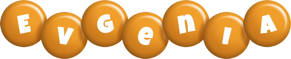 Evgenia candy-orange logo