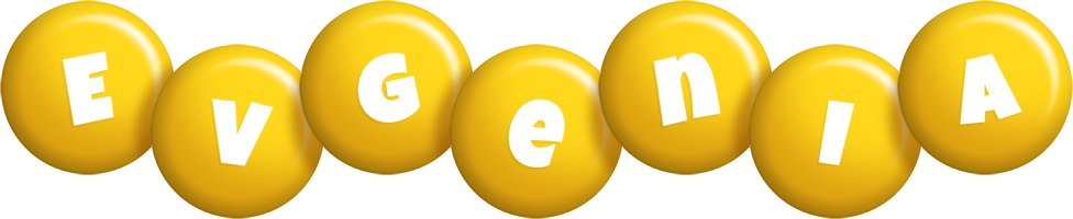 Evgenia candy-yellow logo