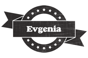 Evgenia grunge logo