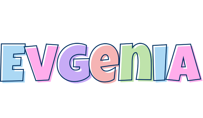 Evgenia pastel logo