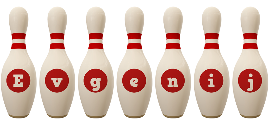 Evgenij bowling-pin logo