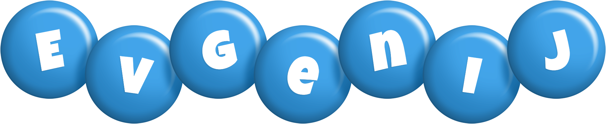 Evgenij candy-blue logo