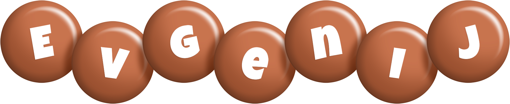 Evgenij candy-brown logo