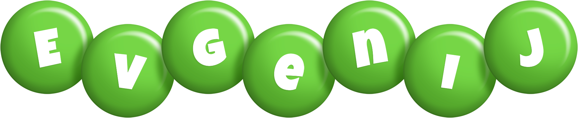 Evgenij candy-green logo