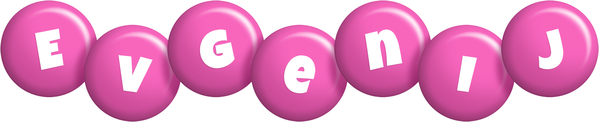 Evgenij candy-pink logo