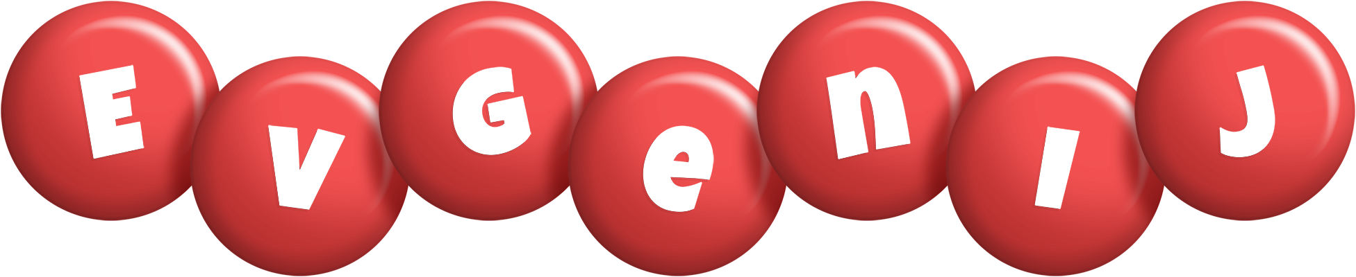 Evgenij candy-red logo