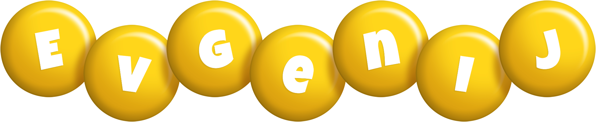 Evgenij candy-yellow logo
