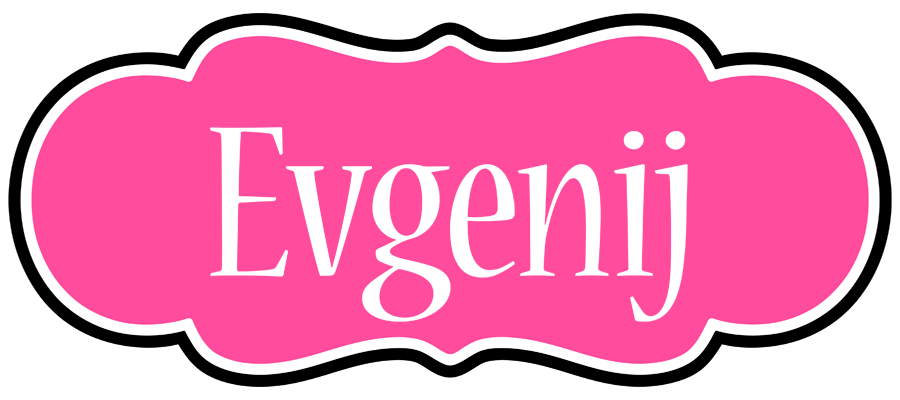 Evgenij invitation logo