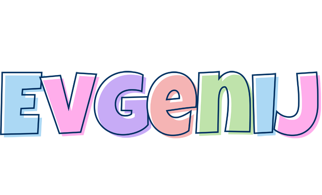 Evgenij pastel logo