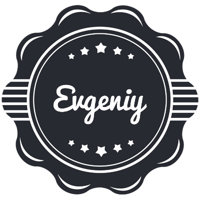 Evgeniy badge logo