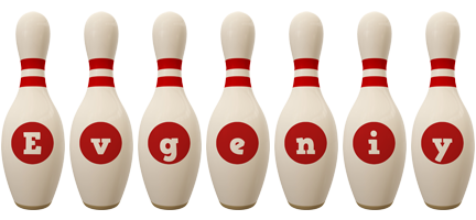 Evgeniy bowling-pin logo