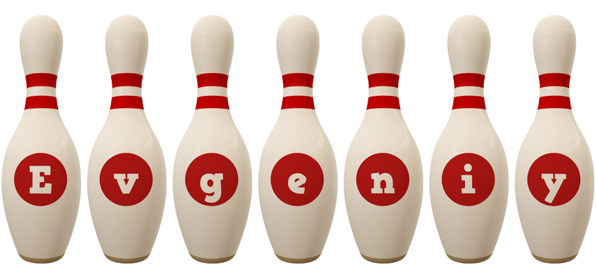 Evgeniy bowling-pin logo