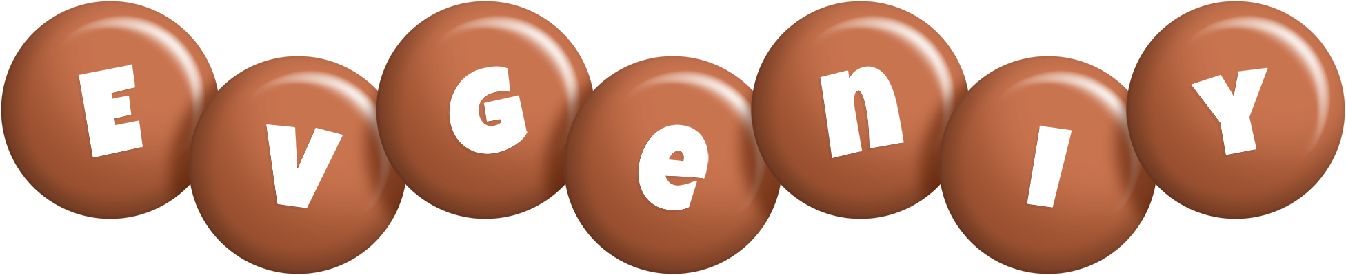 Evgeniy candy-brown logo