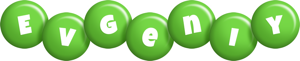 Evgeniy candy-green logo