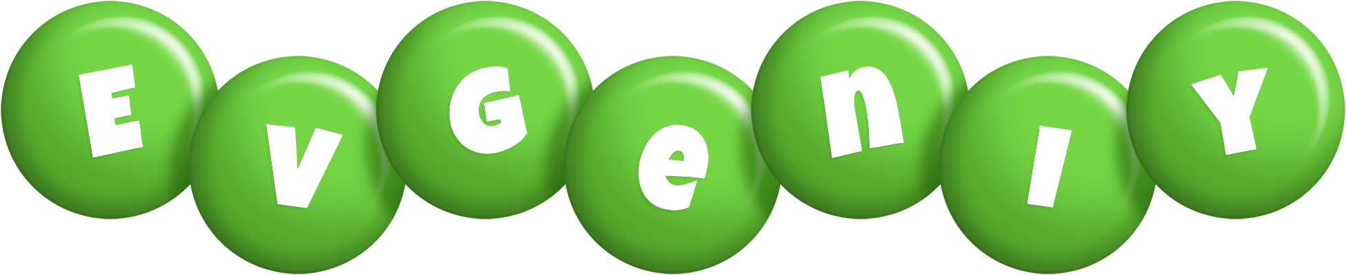 Evgeniy candy-green logo