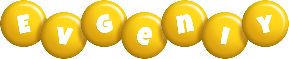 Evgeniy candy-yellow logo