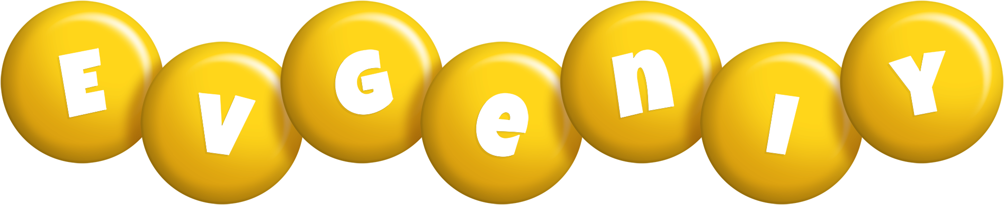 Evgeniy candy-yellow logo