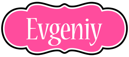 Evgeniy invitation logo