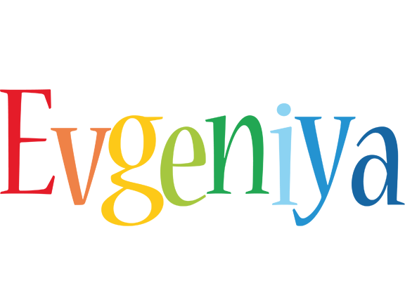 Evgeniya birthday logo