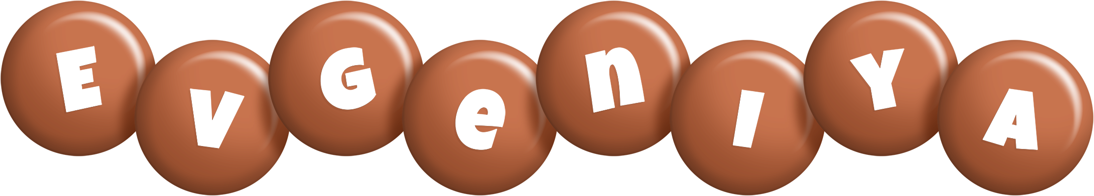 Evgeniya candy-brown logo