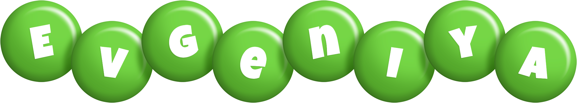 Evgeniya candy-green logo