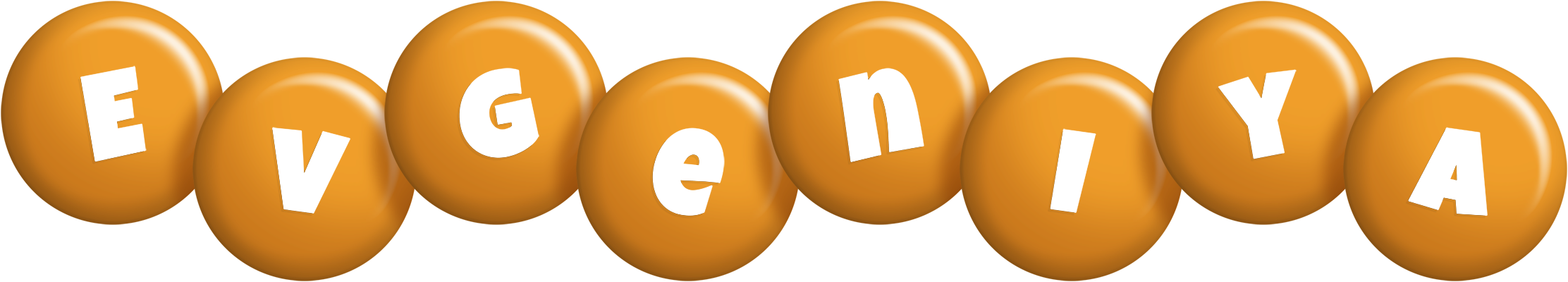 Evgeniya candy-orange logo