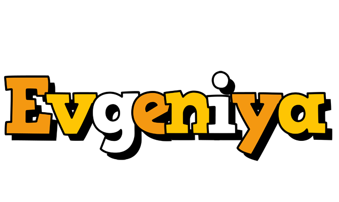 Evgeniya cartoon logo