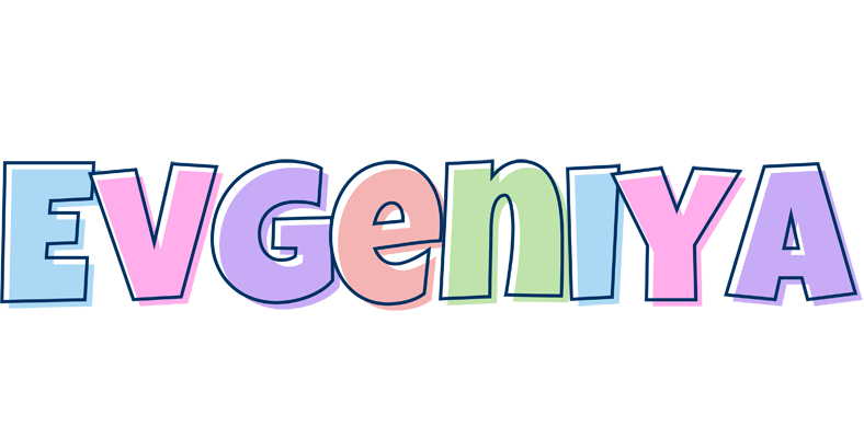 Evgeniya pastel logo