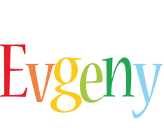 Evgeny birthday logo