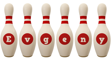 Evgeny bowling-pin logo