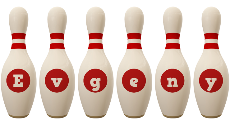 Evgeny bowling-pin logo