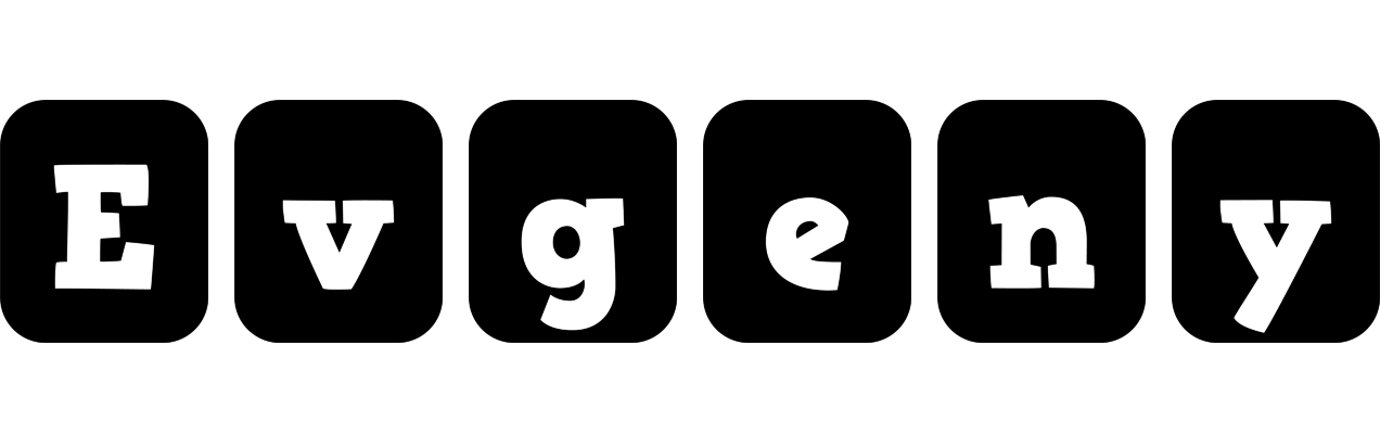 Evgeny box logo