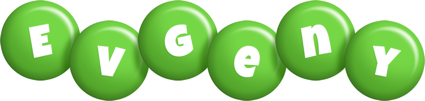 Evgeny candy-green logo