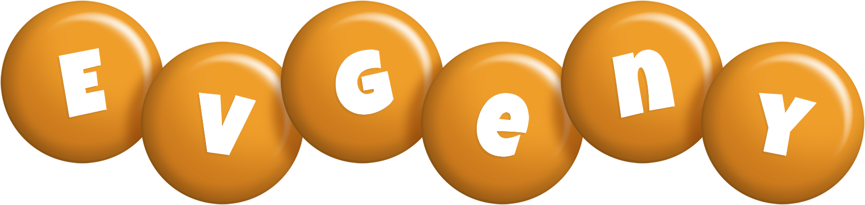 Evgeny candy-orange logo