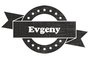 Evgeny grunge logo