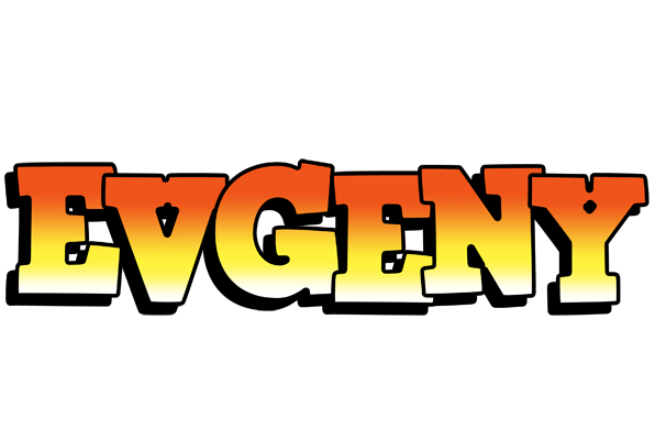 Evgeny sunset logo