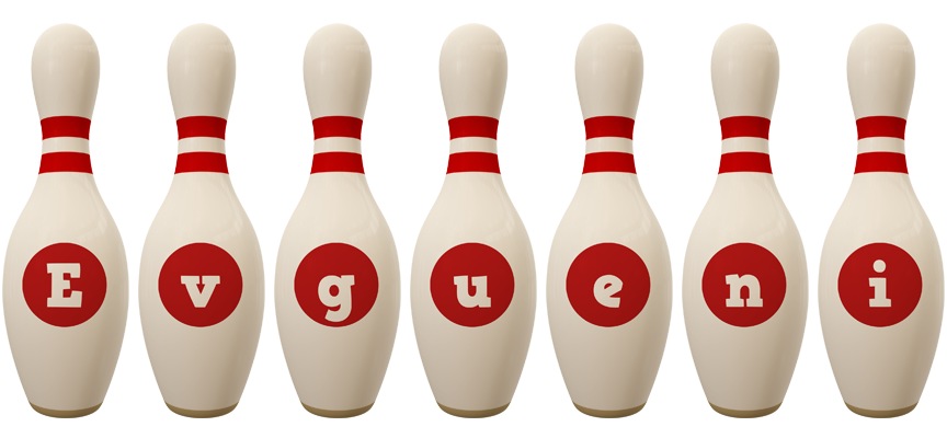Evgueni bowling-pin logo
