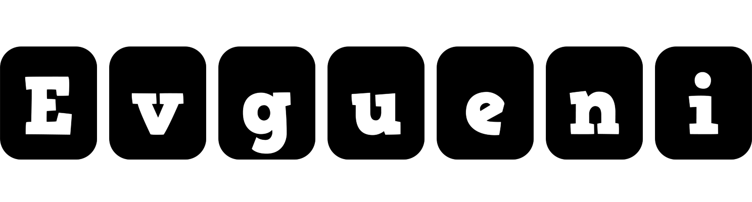 Evgueni box logo