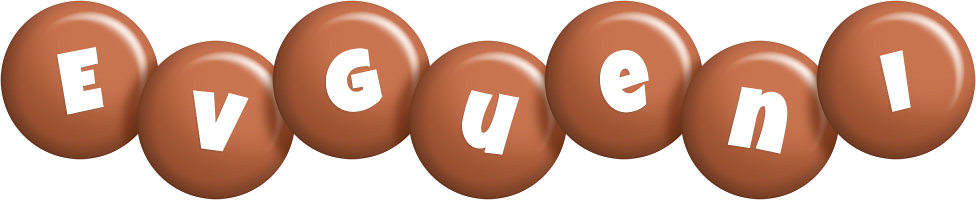 Evgueni candy-brown logo