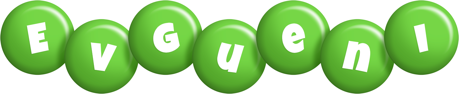 Evgueni candy-green logo