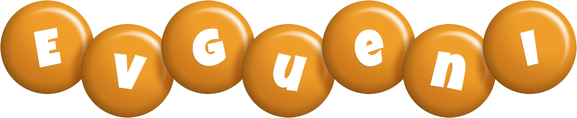 Evgueni candy-orange logo