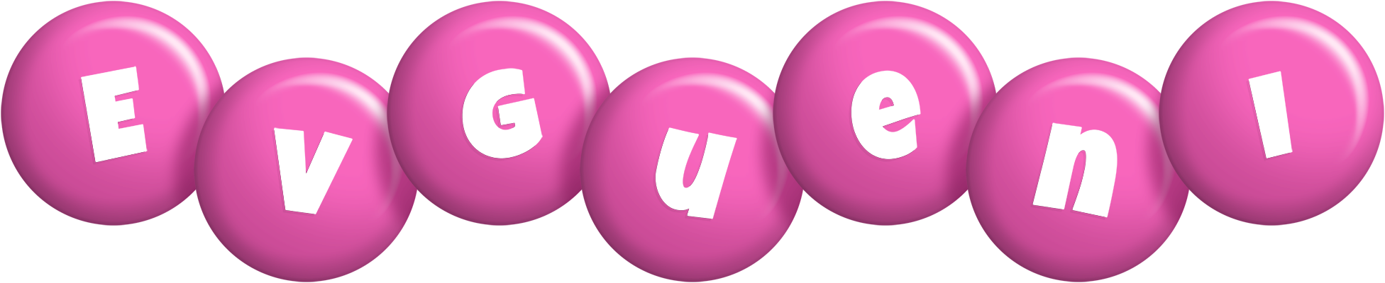 Evgueni candy-pink logo